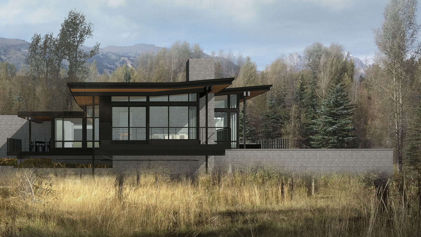 Snake River_custom home in Jackson Hole, Wyoming